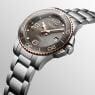 ロンジン ハイドロコンクエスト 39mm グレー 自動巻き ステンレススチール ウォッチ L3.780.3.78.6