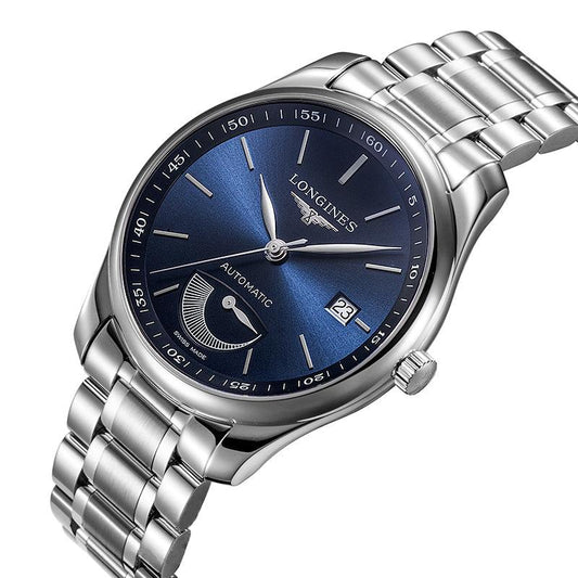 ロンジン 腕時計 ロンジン マスターコレクション 40mm ブルー 自動巻き ステンレススチール L2.908.4.92.6