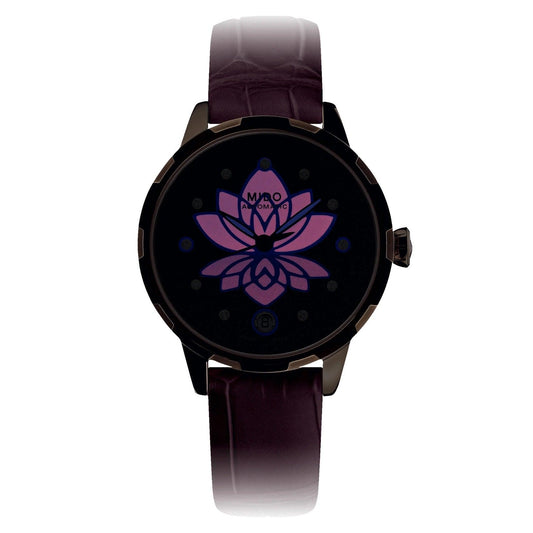 ミドー レインフラワー ナイト 34mm マザーオブパール ダイヤモンド 自動巻き腕時計 ローズゴールドPVD仕上げステンレススチール M043.207.36.106.00