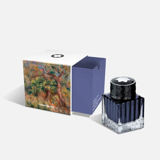 モンブラン インクボトル 50ml マスターズ オブ アート オマージュ トゥ ピエール オーギュスト ルノワール ブルー アウトルメール ウルトラマリン ブルー 134411
