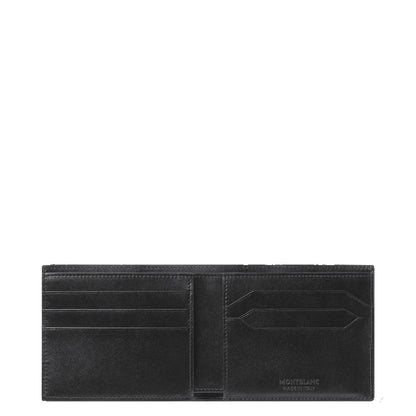 Montblanc portafoglio Meisterstück 6 scomparti nero 198308