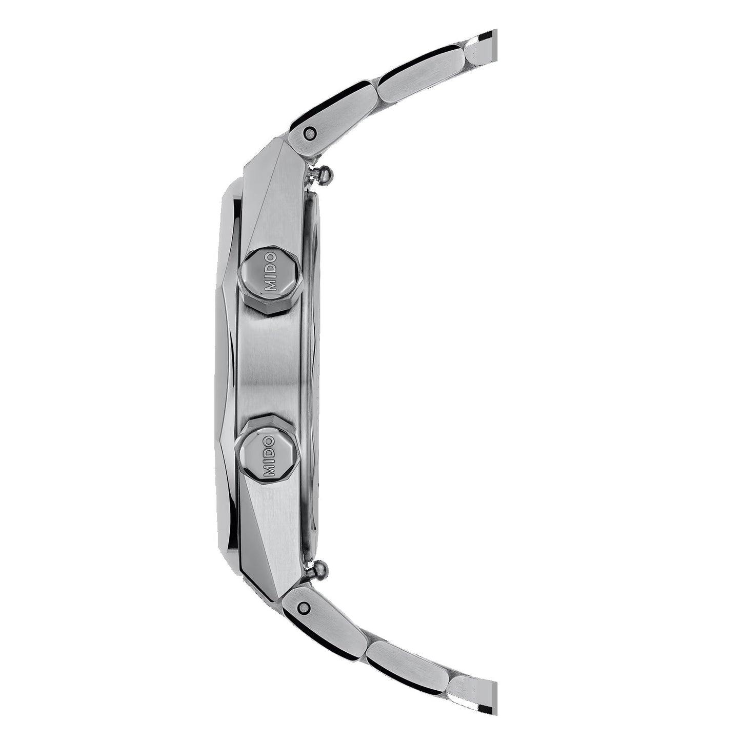 ミドー マルチフォート8 ツークラウン 38.4 x 40mm グレー 自動巻き ステンレススチール腕時計 M047.507.11.081.00
