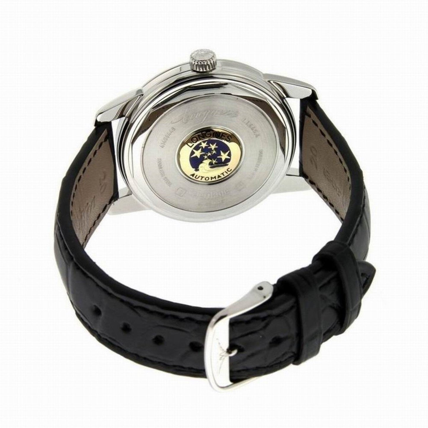 ロンジン コンクエスト ヘリテージ 40mm シルバー 自動巻き ステンレススチール ウォッチ L1.645.4.75.4