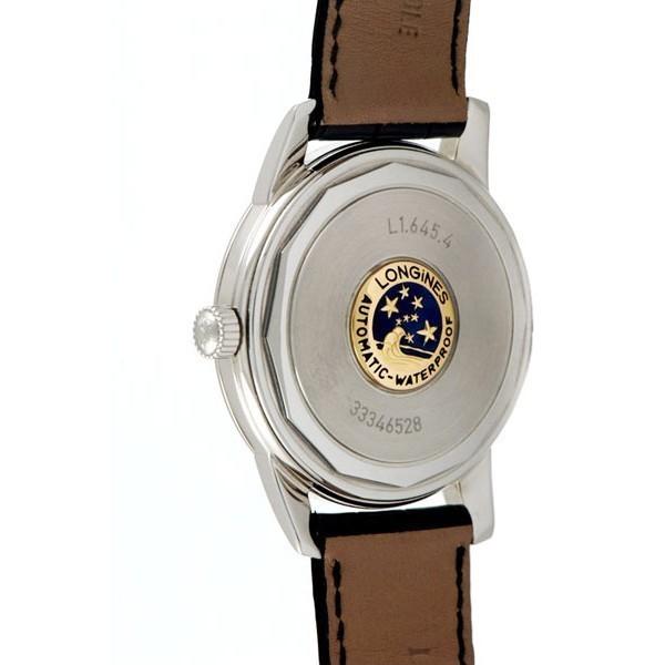 ロンジン コンクエスト ヘリテージ 40mm ブラック 自動巻き ステンレススチールウォッチ L1.645.4.52.4