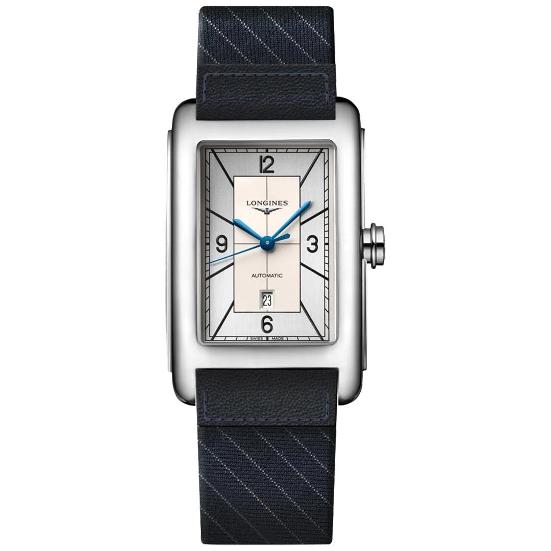 Longines orologio Dolcevita 27x43mm argento automatico acciaio L5.757.4.73.8
