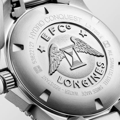 Longines orologio HydroConquest 39mm blu automatico acciaio L3.780.4.96.6
