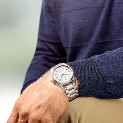 ロンジン スピリット 42mm シルバー 自動巻き ステンレススチール腕時計 L3.811.4.73.6