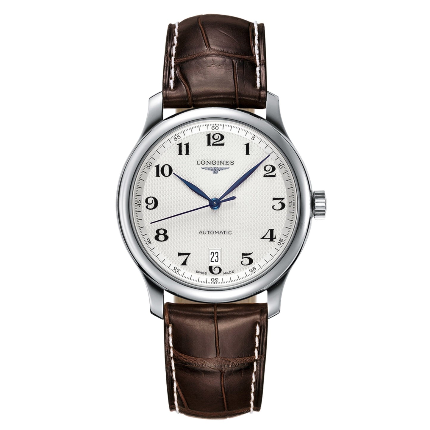 Longines orologio Master Collection automatico 38,5mm acciaio pelle L2.628.4.78.3