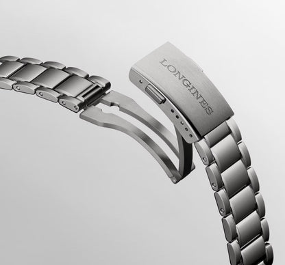Longines orologio Spirit Flyback 42mm antracite automatico titanio L3.821.1.53.6
