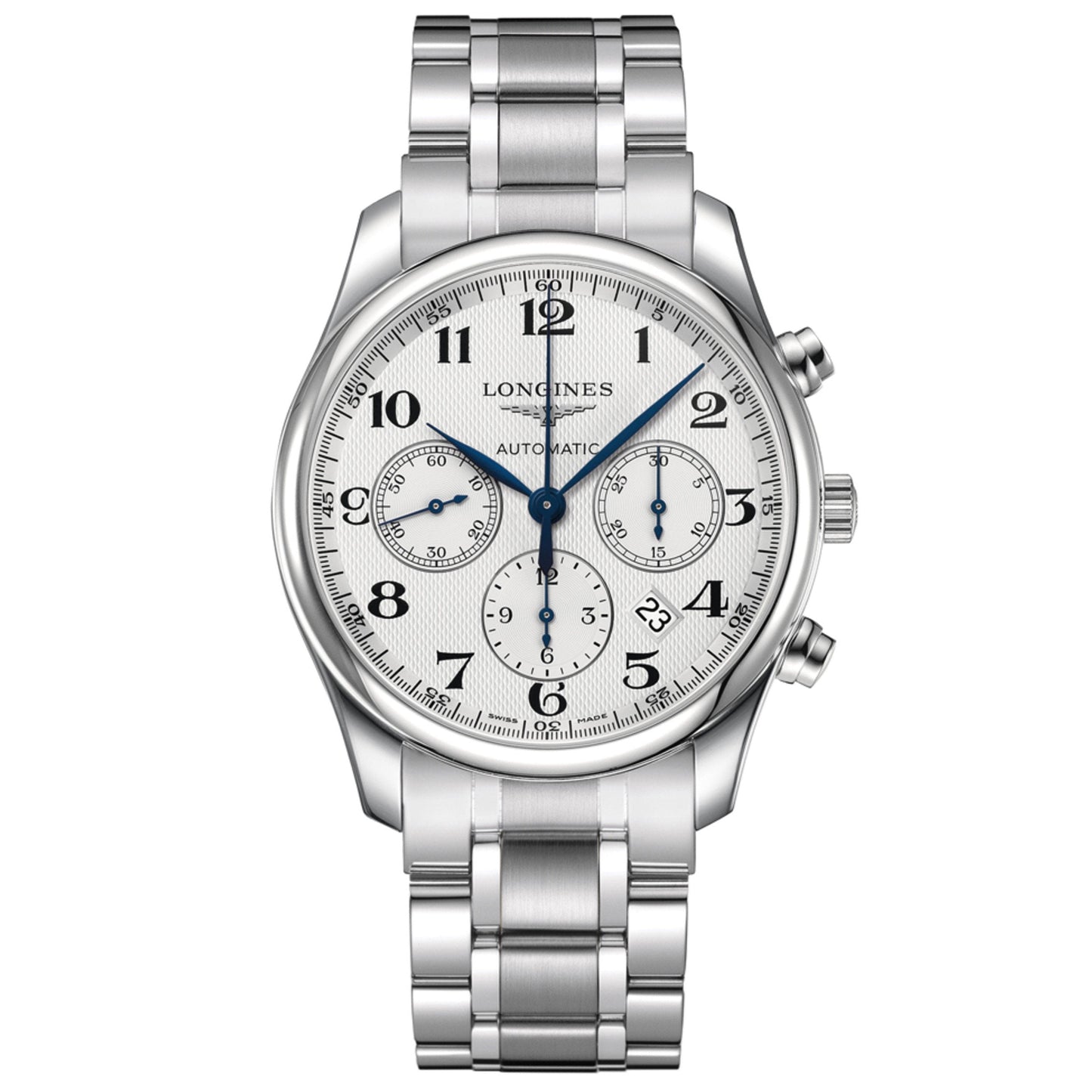 ロンジン 時計 The Longines Master Collection クロノグラフ 42mm シルバー 自動巻き ステンレススチール L2.759.4.78.6