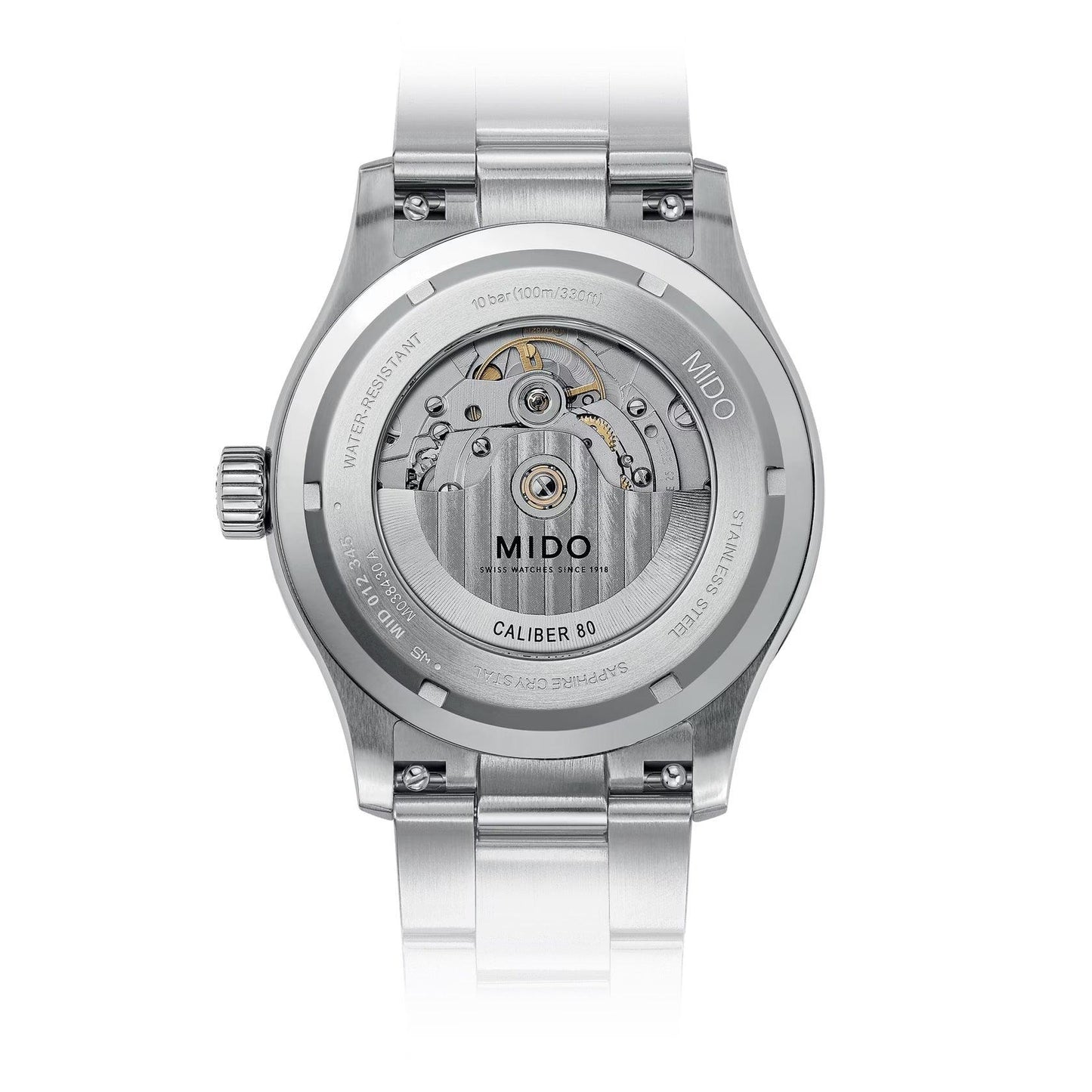 ミドー マルチフォート M フリーズ 42mm ターコイズ 自動巻き ステンレススチール腕時計 M038.430.11.041.00