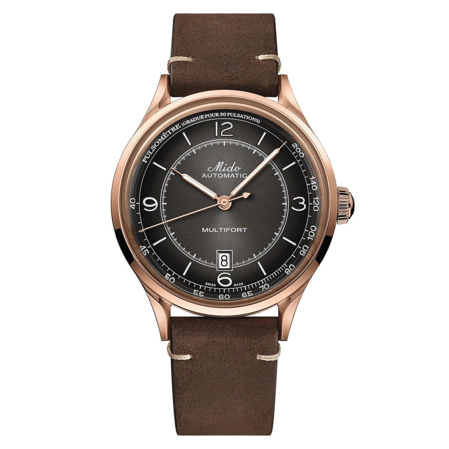 ミドー マルチフォート パトリモニー キャリバー80 自動巻き 40mm 腕時計 M040.407.36.060.00