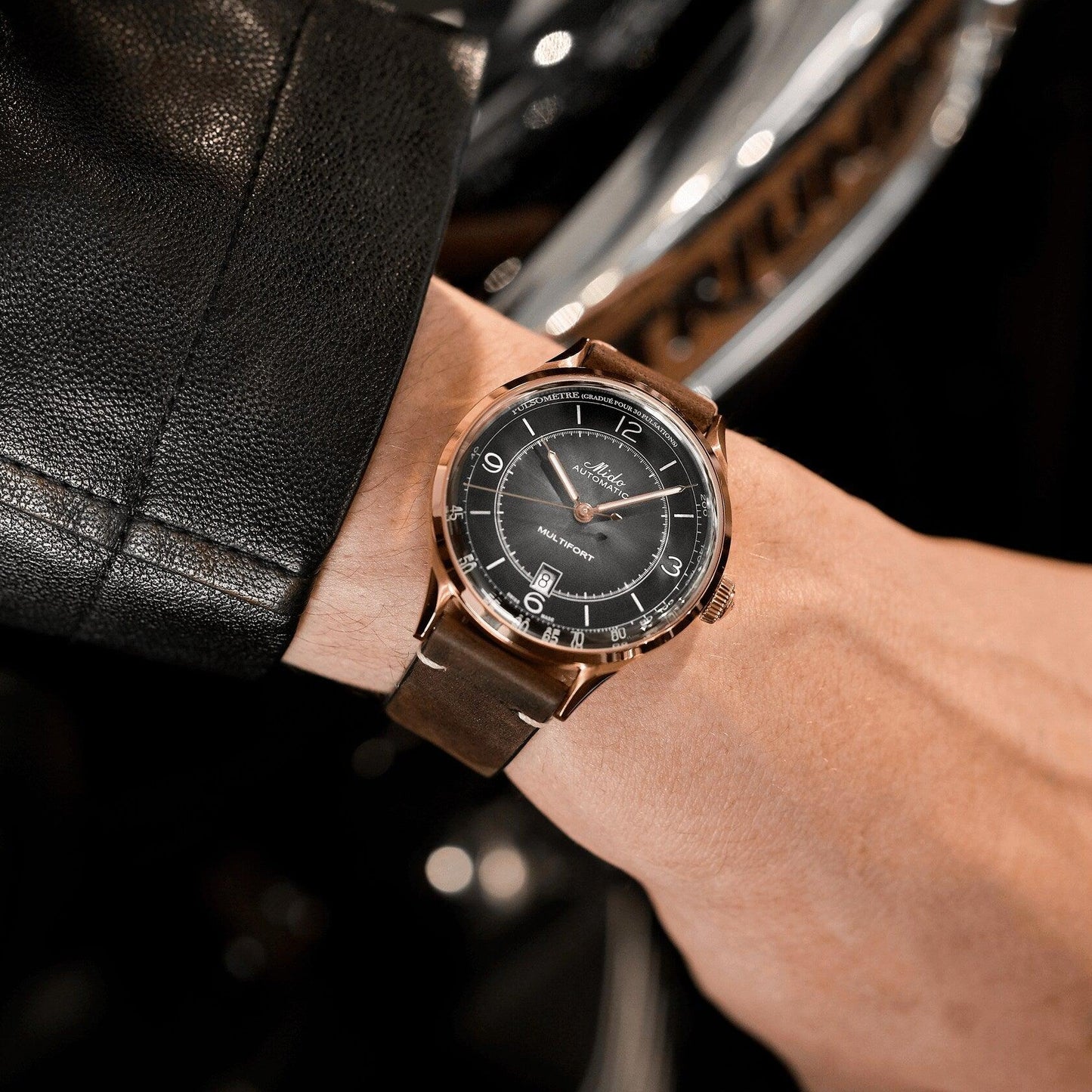 ミドー マルチフォート パトリモニー キャリバー80 自動巻き 40mm 腕時計 M040.407.36.060.00