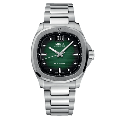 Mido orologio Multifort TV Big Date 40mm verde acciaio automatico M049.526.11.091.00