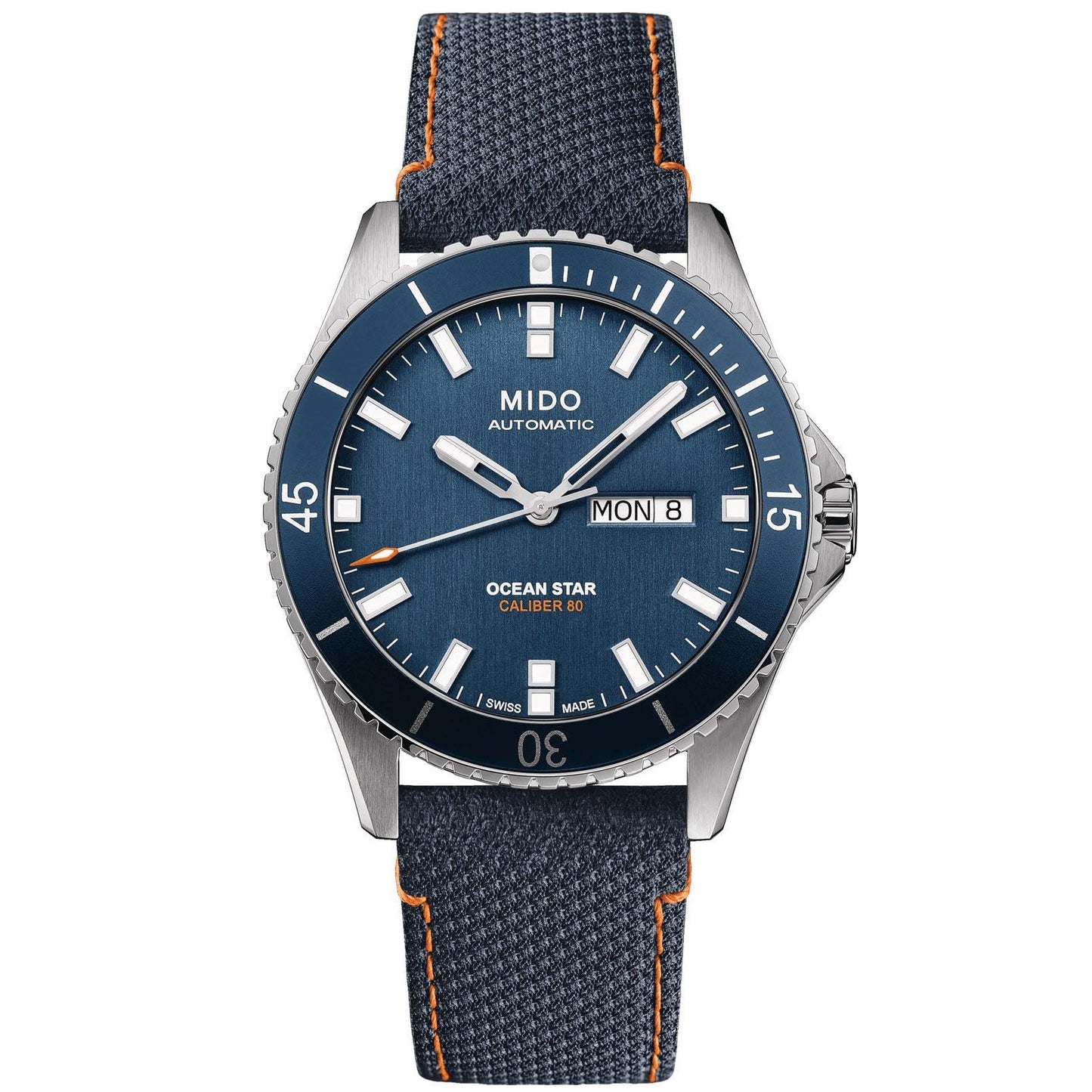 ミドー オーシャンスター レッドブル クリフダイビング 限定版 500本 42mm ブルー 自動巻き スチール M026.430.17.041.00