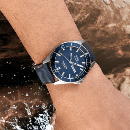 ミドー オーシャンスター レッドブル クリフダイビング 限定版 500本 42mm ブルー 自動巻き スチール M026.430.17.041.00