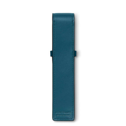 Montblanc astuccio per 1 strumeno da scrittura Meisterstück Selection Soft ottanio 131270