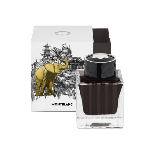 モンブラン インクボトル 50ml マイスターシュテュック 80日間世界一周 ブラウン 130290