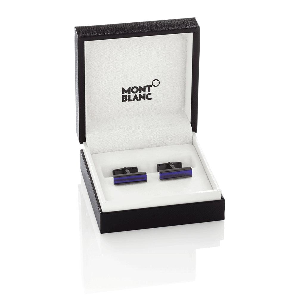 Montblanc gemelli Urban Speed acciaio finitura PVD nero 112930