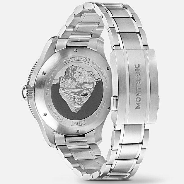 モンブラン 時計 1858 Iced Sea オートマチック デイト 41mm グレー オートマチック ステンレススチール 130793