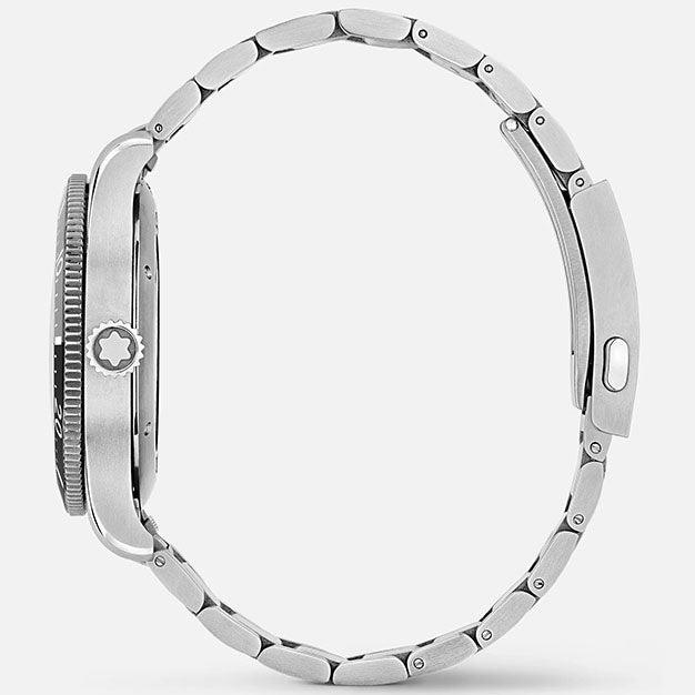 モンブラン 時計 1858 Iced Sea オートマチック デイト 41mm グレー オートマチック ステンレススチール 130793