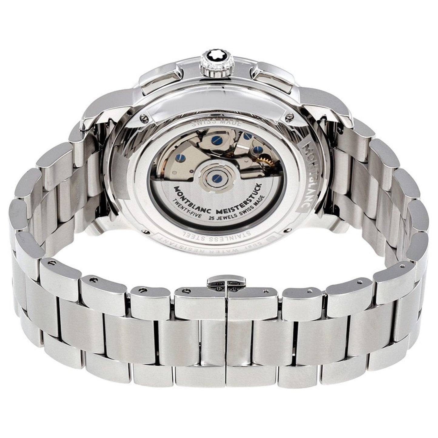 モンブラン 4810 クロノグラフ 43mm シルバー 自動巻き ステンレススチール ウォッチ 114856