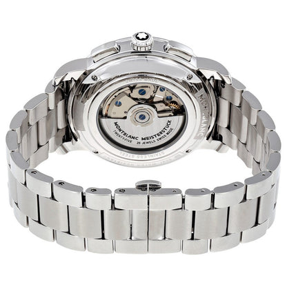 モンブラン 4810 クロノグラフ 43mm シルバー 自動巻き ステンレススチール ウォッチ 114856