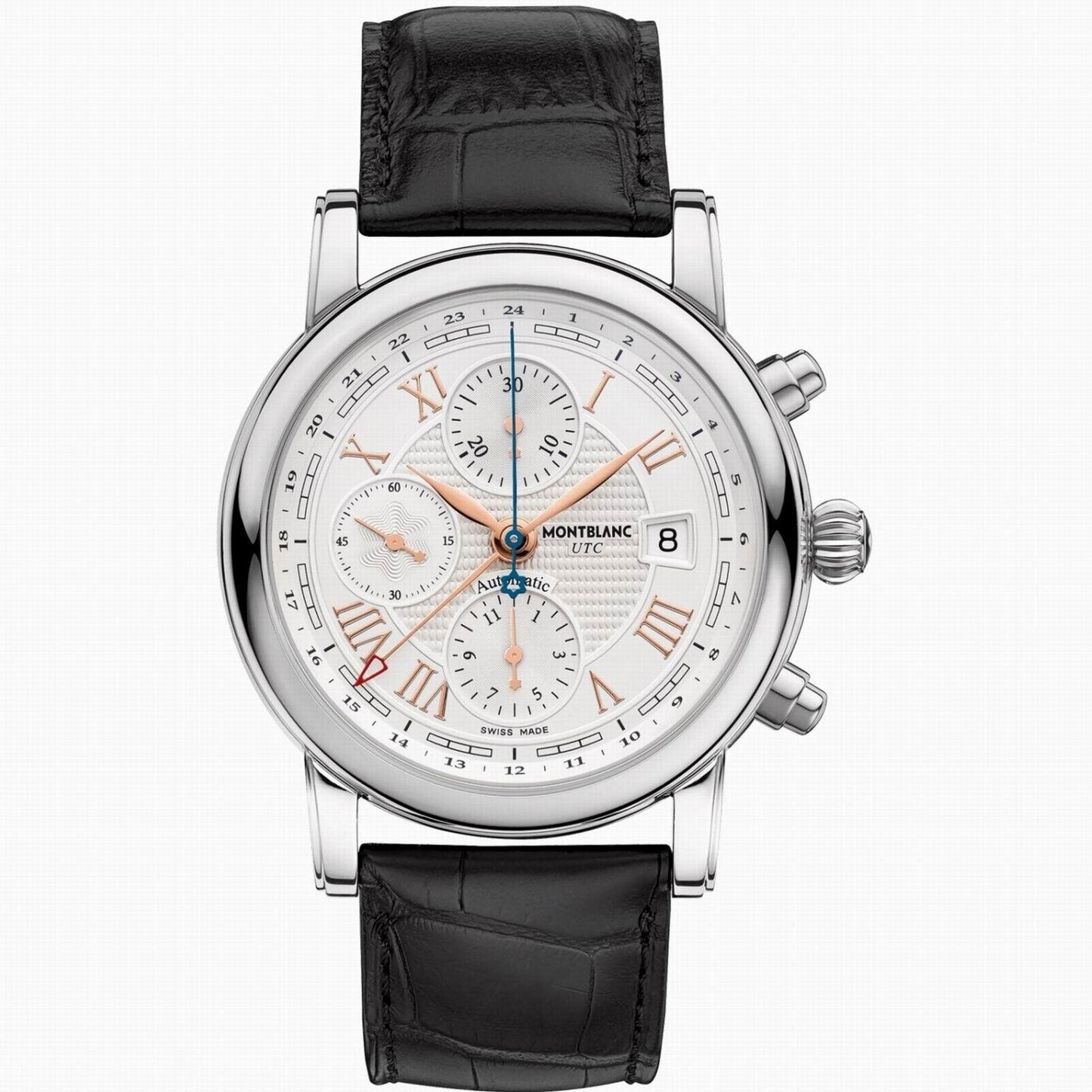 モンブラン スター ローマン クロノグラフ UTC カルペディエム スペシャルエディション 42mm シルバー 自動巻き ステンレススチール 113880