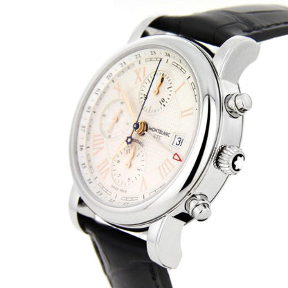 モンブラン スター ローマン クロノグラフ UTC カルペディエム スペシャルエディション 42mm シルバー 自動巻き ステンレススチール 113880