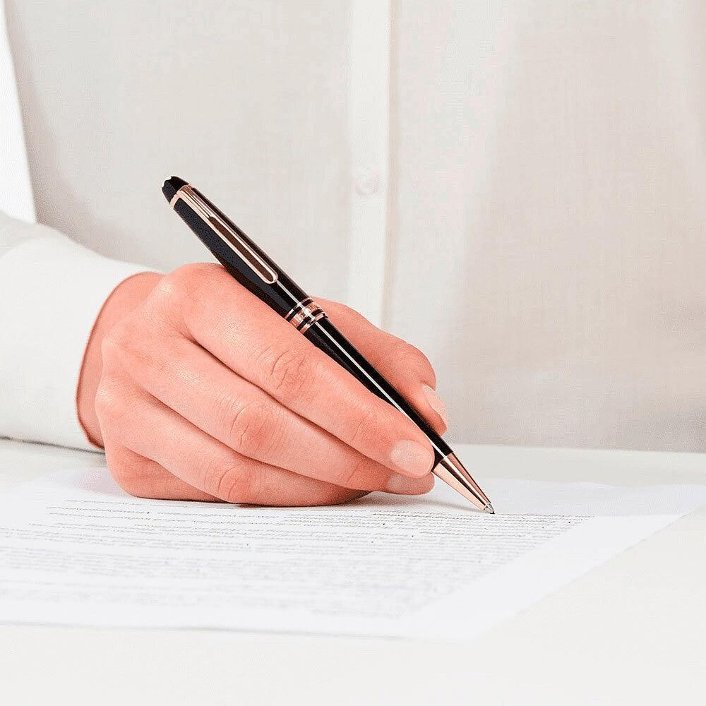 Montblanc penna a sfera Meisterstück Red Gold Classique 132488