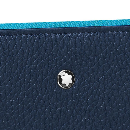 Montblanc portadocumenti Meisterstück Soft Grain My Office blu cobalto 124116