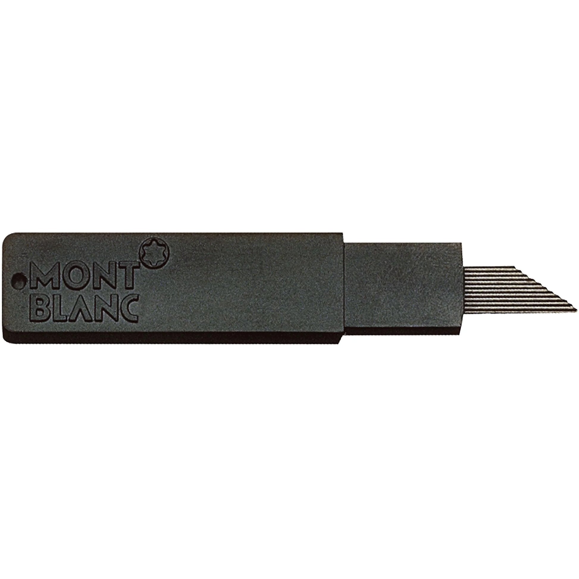Portamine meisterstück classique colore nero con mina hi-polymer hb 0,7 mm e lama retrattile in finitura opaca