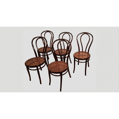 Set di sedie in stile Thonet Drava con sedile e schienale in legno