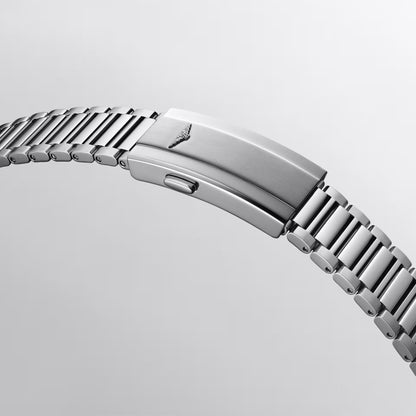 ロンジン ヘリテージ 40mm ブルースチール 自動巻き腕時計 L1.650.4.92.6